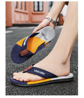 Chanclas de Verano para Hombre, Sandalias Antideslizantes de Bloques de Color para Exteriores, Chanclas de Suela Suave para Hombre, Chanclas de Punta Vietnamita para Conducir - details 9