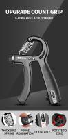Ejercitador de manos con equipo de fitness Kit de fortalecimiento ajustable para dedos y antebrazo: mejora la fuerza de agarre y la flexibilidad con pinzas de mano de resistencia - details 0
