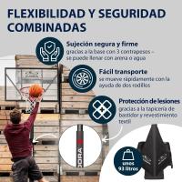 Soporte de Baloncesto Profesional Aro Ajustable en Altura con Ruedas Ideal para Niños, Adolescentes y Adultos Canasta de Baloncesto al Aire Libre - details 2