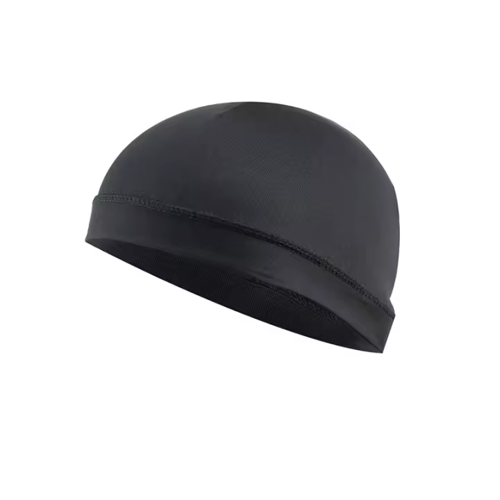 Gorros para bicicleta, protector solar que absorbe la humedad, gorros para ciclismo, gorro transpirable, gorro tipo cúpula, gorros refrescantes, casco, forro interior, banda para el sudor - 1