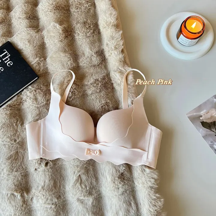 Sujetador de pecho pequeño sin estampado para mujer, desmontable para mostrar un realce de pecho grande, resistencia al frío y lados ajustables - 1