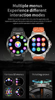 Reloj inteligente militar LIGE para hombre, Batería grande de 760mAh, linterna LED, brújula, pantalla HD de 1,8 ", frecuencia cardíaca, resistente al agua, llamada BT, reloj inteligente - details 4