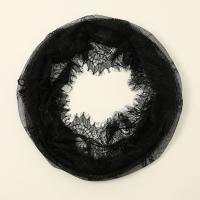 Velo de encaje blanco y negro Vintage, Mantilla de novia de masa latina elegante, tocado para cubrir la cabeza de boda de estilo español - details 11