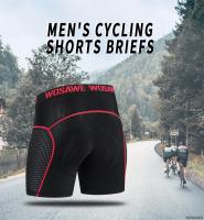 WOSAWE Pantalones Ciclísticos para Hombres Malla Transpirable Comodizada con 5D - details 1