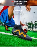 Nuevos zapatos de fútbol con picos rotos, zapatillas artificiales para correr, entrenamiento de hierba, juegos profesionales - details 9