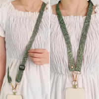 Cordón de Cuello Ajustable con Hojas Verdes Soporte de Teléfono Móvil Correas para Electrónica - details 1