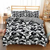 Juego de Ropa de Cama de Camuflaje 3D Cubierta de Edredón Suave con Funda de Almohada para Niño, Niña, Adulto Textil para el Hogar Cool - details 11