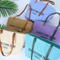 Nuevo Bolso tejido de moda de almacenamiento de cuerda de algodón para mujer, bolso bonito de playa para vacaciones - details 2