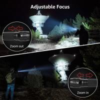 Mini linterna LED con enfoque telescópico de 3 velocidades, aleación de aluminio fuerte linterna de iluminación al aire libre, super brillante - details 4