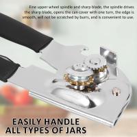 Abridor de latas de manivela, herramienta Manual Universal con cuchillas afiladas, utensilios de cocina, 2 piezas - details 3
