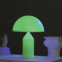 Lámpara de mesa regulable de seta, brillo ajustable, cambia de Color, minimalista, funciona con pilas, brillante, decoración de cabecera de dormitorio - details 7