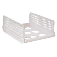 Estante de almacenamiento de ropa multicapa, cesta de plástico apilable para cajón, armario - details 4