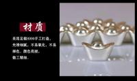 Suministros de estilo tibetano s999 tesoro de dólar de plata sólida pura transmitido a través de la bandeja étnica Manzha decoración del hogar llamando a talentos - details 3