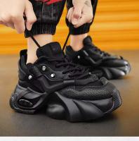 Zapatillas deportivas informales con suela gruesa, versátiles, populares, resistentes al desgaste, antideslizantes y con aumento de altura interior - details 0