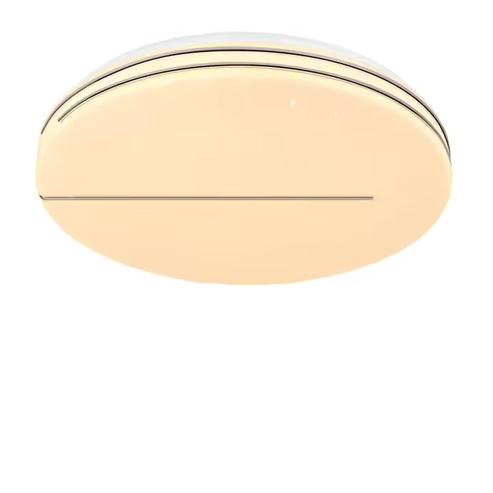 Luz de Techo LED CBJKTX Diámetro 27 cm, Lámpara de Dormitorio de Cielo Estrellado, Lámpara de Cocina Redonda Moderna, Lámpara Blanca Cálida 12W - 1