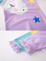 Conjunto de Natación de Moda para Niñas Pequeñas 2025 Traje de Baño de Surf con Gorra - details 22