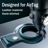 Funda de cuero para Apple AirTag, localizador, rastreador, etiqueta de aire con llavero, cubierta antipérdida, carcasa protectora, soporte para Airtags, gran oferta - details 1