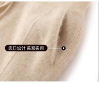 Pantalones de Cachemira para Mujer Otoño-Invierno Cintura Alta, Color Sólido, Estilo Casual, Ajuste Suelto, Pantalones de Punto para Exteriores - details 25