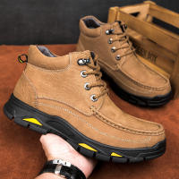 Zapatos de hombre al aire libre de terciopelo de piel de vaca de primera capa de cuero mate de alta calidad - details 8