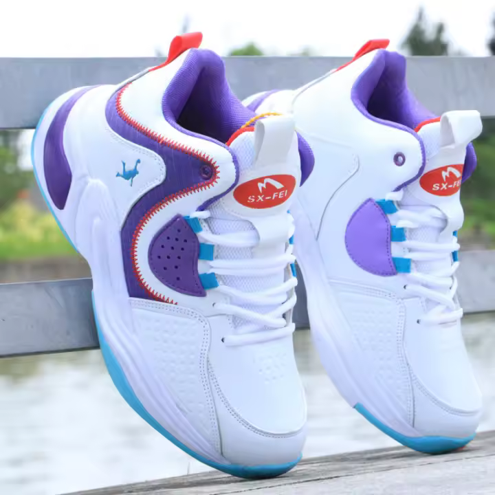 Zapatillas de baloncesto para hombre, zapatos cómodos con amortiguación, para estudiantes al aire libre - 1
