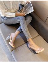 Nuevas Sandalias de Cristal para Mujer Alpargatas de Tacón Alto, Impermeables, Diseño de Pies Cansados - details 32