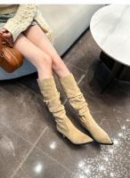 Nuevas botas de tacón de aguja de gamuza botas de mujer - details 14