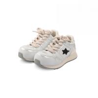 Zapatillas Blancas para Mujer de Suela Gruesa Estilo Casual de Moda Primavera-Otoño Nueva Collections de Zapatos de Tablero de Estrellas de Cuero Suave - details 1