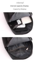 Bolso de pecho Simple de gran capacidad para hombre, riñonera informal impermeable para hombre, bolso multifuncional para teléfono móvil de estilo coreano para niños - details 1