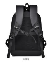 Nueva mochila para hombres, mochila de negocios para hombres de gran capacidad, película de cuero, bolsa de ordenador para viajes al aire libre - details 15