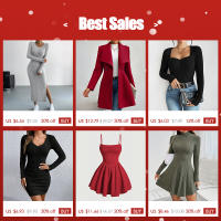 Mia Muse Vestidos de mujer Otoño Invierno coreano Color sólido manga larga con cuello en V Casual fiesta vacaciones Shift Mini vestidos para salir - details 11