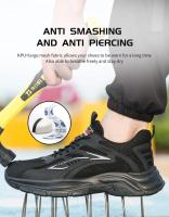 Zapatos de Seguridad de Acero Ligero y Transpirable Mocasines de Trabajo Inolvidables para Hombres - details 8