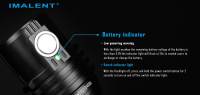 Linterna Imalent MS03 de alta luz con 3 LEDs XHP70.2 13000 luminosidades, 324m de alcance, carga rápida, a prueba de agua, uso diario portátil - details 3