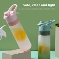 Botella de agua deportiva con pulverizador, sin BPA, a prueba de fugas, 2 en 1, con dibujo para niños y adultos - details 0