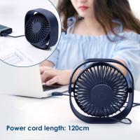 Ventilador USB Mini Mesa Portátil ,Rotación de 360 ° para Oficina, Hogar, viajes, Acampar - details 4