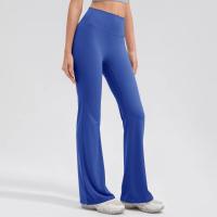 Pantalones acampanados de cintura alta de talla grande, pantalones de Yoga, pantalones cortos, mallas de entrenamiento, pantalones acampanados deportivos, pantalones deportivos para mujer - details 2