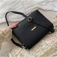 Bolso de Hombro para Mujer Simple Tipo Mensajero con Flap en Cuero PU Bolso Cruzado Casual Negro para Señora - details 16