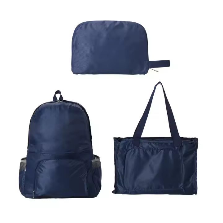 Mochila de Viaje Impermeable Plegable Ligera, Compacta, Multifuncional para Outdoor, Deportes, Camping Equipaje de Mano con Bolsillos, Modo Bandolera (30L) - 1
