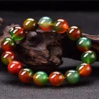 Pulsera de cristal de ágata de pavo real natural para mujeres y hombres, pulsera de riqueza, amuleto de buena suerte, joyería - details 3
