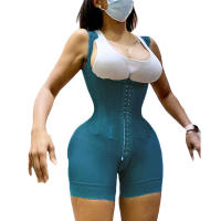 Body de Alta Compresión para Mujer, Faja con Cierre de Ojos, Control de Barriga, Recortador de Muslos, Body Shaper, Original Colombiano - details 12