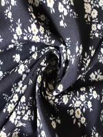 Vestido Elegante Vintage de Mujer Junxi Wan Manga Larga con Estampado Floral en Chifón A-Line Maxi Vestidos de Otoño - details 5