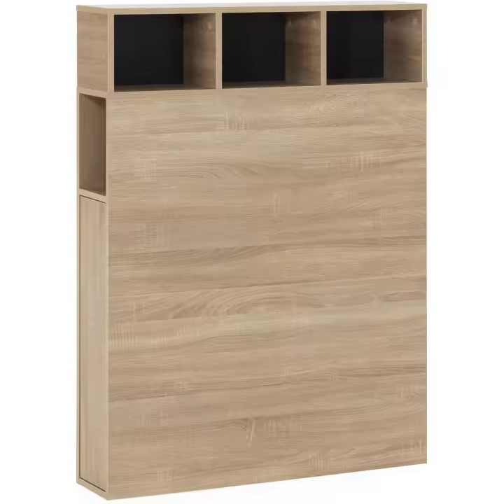Cabecero de Cama Zeus 95 cm con almacenaje Blanco, 2 Puertas 9 Huecos - 1