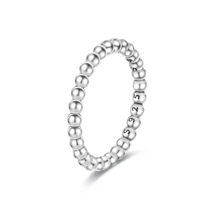 Anillo de Beading para Mujer en con Piedras de Zirconia Cúbica y Estrella Lunar Joyería de Boda Regalos - 1