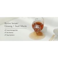 Revive Serum Ginseng + Snail Mucin, skin elasticity, deep hydration, protect damaged skin