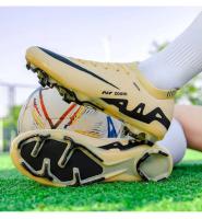 Putian-zapatos de fútbol juvenil con Copa Europea, zapatillas de fútbol de caña baja, sin costuras, con tejido volador, característica de entrenamiento con uñas rotas, 2025 - details 20
