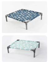 Hamaca desmontable lavable, cómoda cama elevada a prueba de humedad para perro con fondo antideslizante, rectangular - details 13