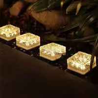 Luces LED solares para decoración de exteriores, lámpara de ladrillo, luz Solar, paisaje, camino, jardín, 1/2/4 piezas - details 9