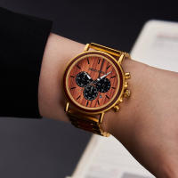 Reloj de Madera para Hombre DODO DEER – Reloj de Cuarzo Multifuncional Personalizado, Estilo Clásico y Elegante - details 20