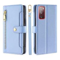 Funda magnética de cuero PU, billetera con tapa, Galaxy S20 FE, cuerda colgante multifuncional, funda protectora - details 11