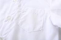 Conjunto de tirantes de manga corta para niños, ropa de tres piezas, estilo británico, Verano - details 8