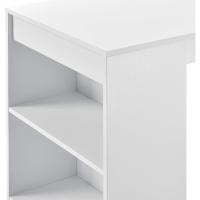 Elegante Mesa de Bar de Bistro 110 x 50 x 103cm Barra de Cocina Alta con 3 Estantes - details 36